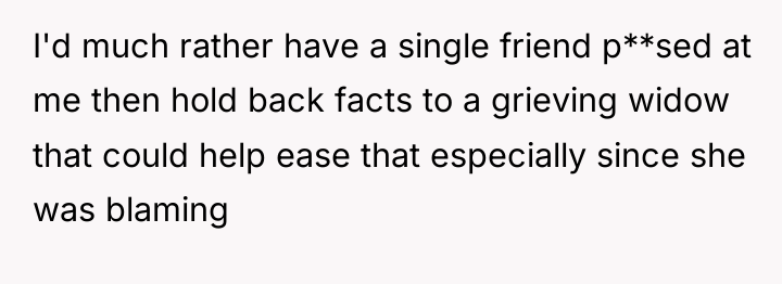 I'd much rather have a single friend p**sed at me...