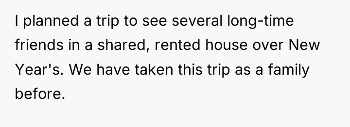 I planned a trip to see several long-time friends in...