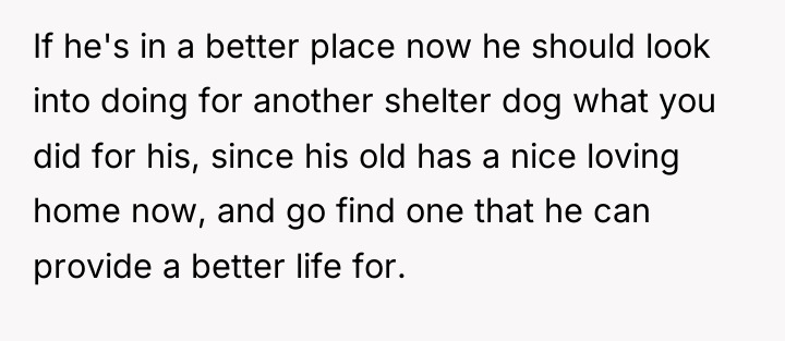 If he's in a better place now he should look...