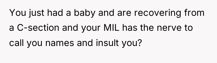 You just had a baby and are recovering from a...