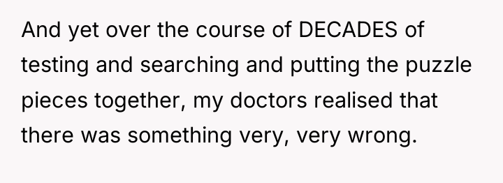 And yet over the course of DECADES of testing and...