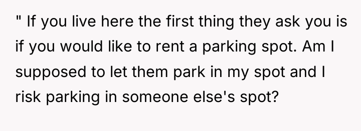 " If you live here the first thing they ask...