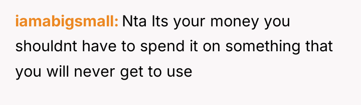 iamabigsmall Nta Its your money you shouldnt have to spend...