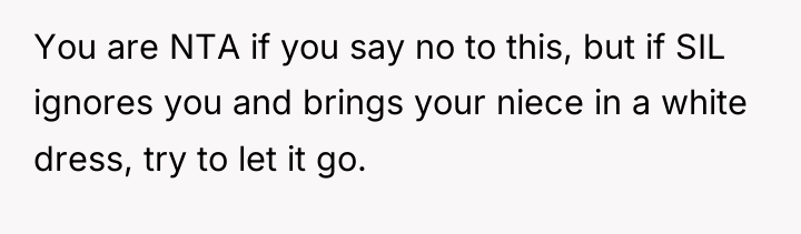 You are NTA if you say no to this, but...