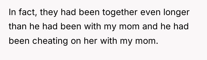 In fact, they had been together even longer than he...