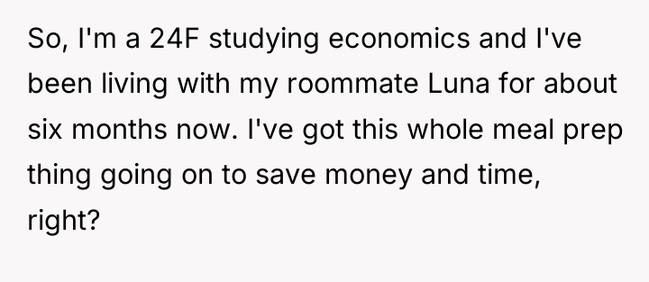 So, I'm a 24F studying economics and I've been living...