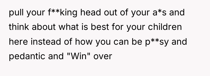 pull your f**king head out of your a*s and think...