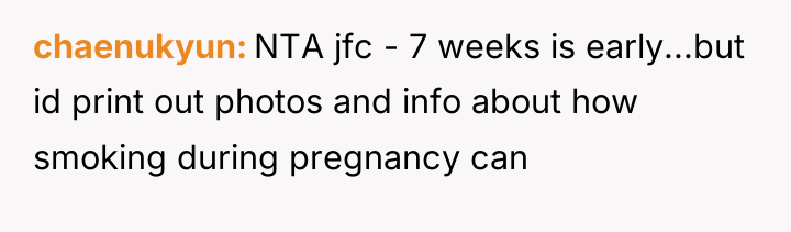 chaenukyun NTA jfc - 7 weeks is early...but id print...