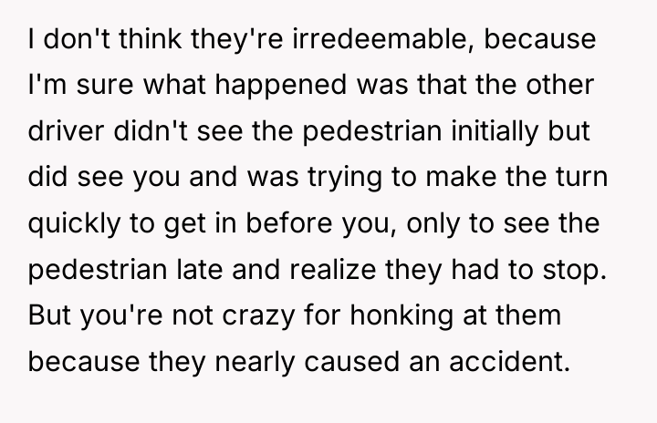 I don't think they're irredeemable, because I'm sure what happened...