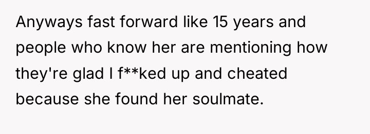 Anyways fast forward like 15 years and people who know...