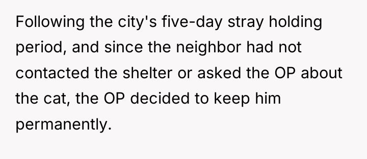 Following the city's five-day stray holding period, and since the...