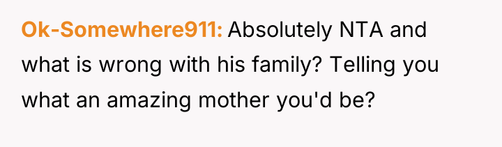 Ok-Somewhere911 Absolutely NTA and what is wrong with his family?...