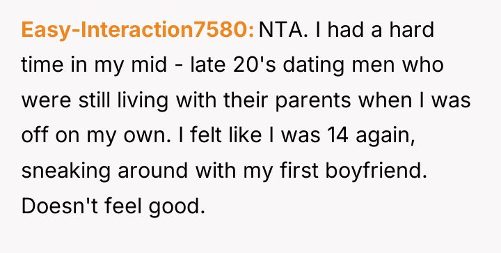 Easy-Interaction7580 NTA. I had a hard time in my mid...