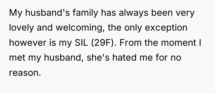 My husband's family has always been very lovely and welcoming,...