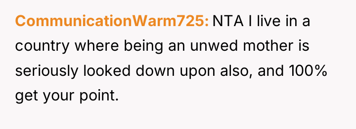 CommunicationWarm725 NTA I live in a country where being an...