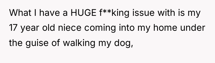 What I have a HUGE f**king issue with is my...