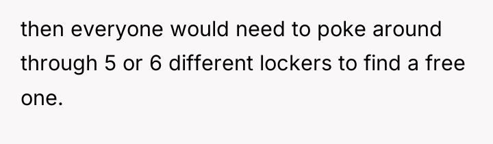 then everyone would need to poke around through 5 or...