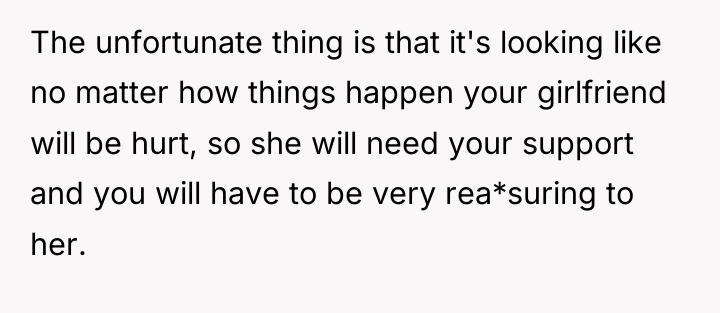 The unfortunate thing is that it's looking like no matter...