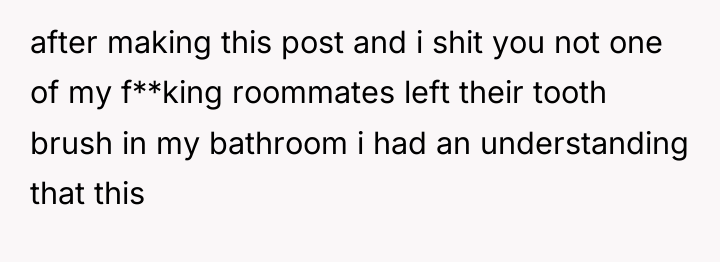 after making this post and i shit you not one...