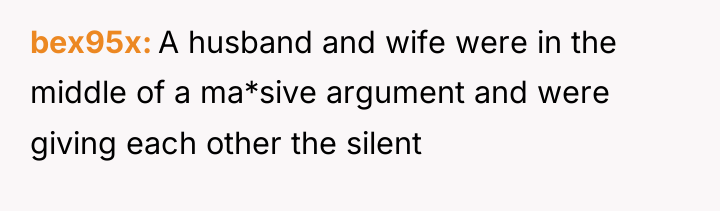 bex95x A husband and wife were in the middle of...