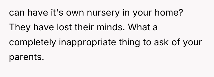 can have it's own nursery in your home? They have...