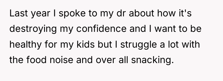 Last year I spoke to my dr about how it's...