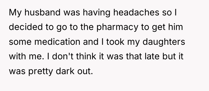 My husband was having headaches so I decided to go...