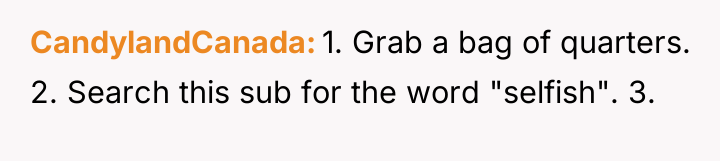 CandylandCanada 1. Grab a bag of quarters. 2. Search this...