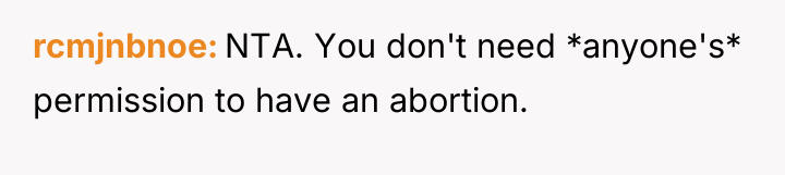 rcmjnbnoe NTA. You don't need *anyone's* permission to have an...