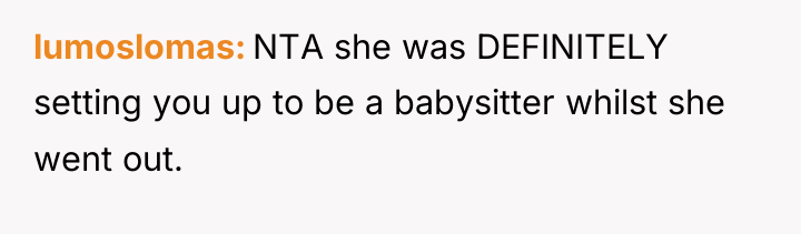 lumoslomas NTA she was DEFINITELY setting you up to be...
