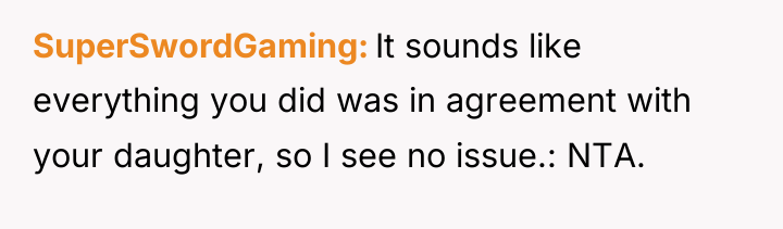SuperSwordGaming It sounds like everything you did was in agreement...