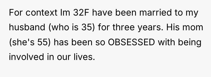 For context Im 32F have been married to my husband...