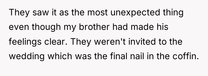 They saw it as the most unexpected thing even though...