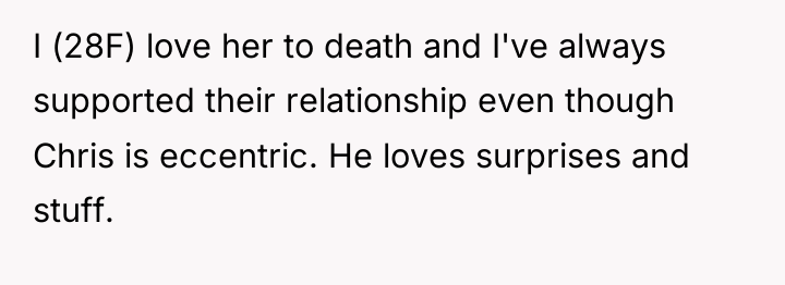 I (28F) love her to death and I've always supported...