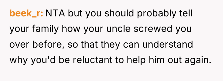 beek_r NTA but you should probably tell your family how...