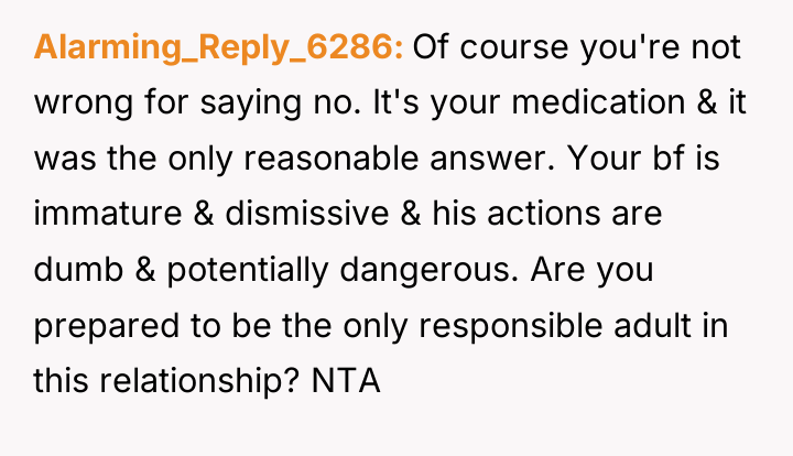 Alarming_Reply_6286 Of course you're not wrong for saying no. It's...