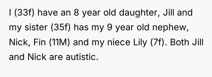 I (33f) have an 8 year old daughter, Jill and...