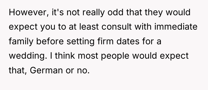 However, it's not really odd that they would expect you...