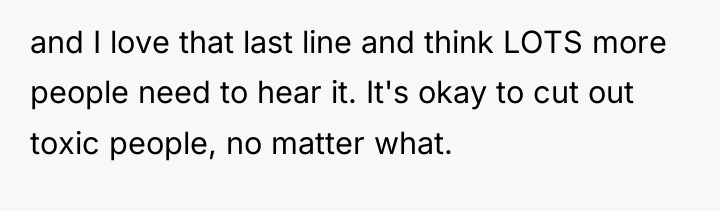 and I love that last line and think LOTS more...