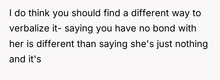 I do think you should find a different way to...
