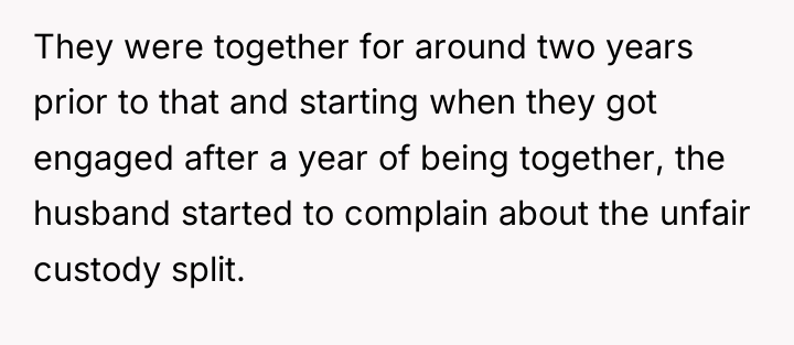 They were together for around two years prior to that...