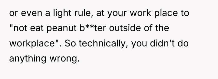 or even a light rule, at your work place to...