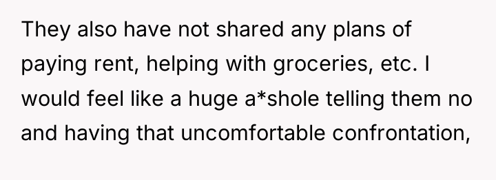 They also have not shared any plans of paying rent,...