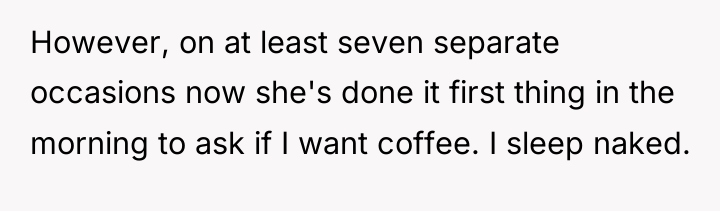 However, on at least seven separate occasions now she's done...