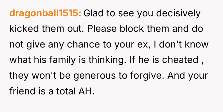 dragonball1515 Glad to see you decisively kicked them out. Please...
