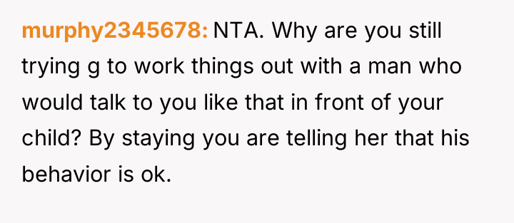 murphy2345678 NTA. Why are you still trying g to work...