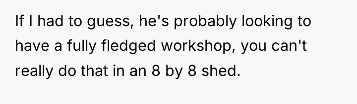 If I had to guess, he's probably looking to have...