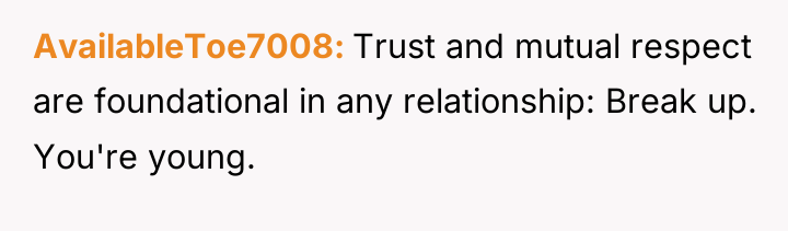 AvailableToe7008 Trust and mutual respect are foundational in any relationship:...