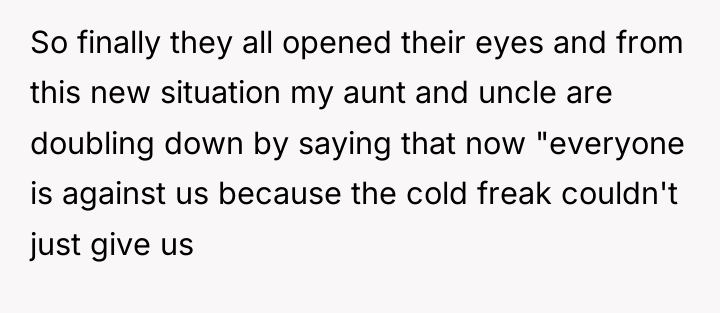 So finally they all opened their eyes and from this...