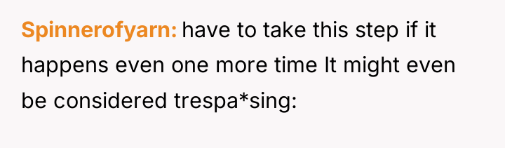 Spinnerofyarn have to take this step if it happens even...